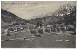 Ehrwald, Oberdorf gegen die Mieminger-Kette