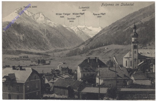Fulpmes, Ortsansicht