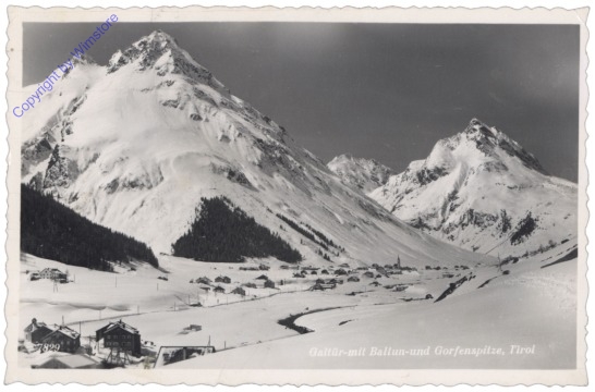 Galtür, mit Ballun- und Gorfenspitze