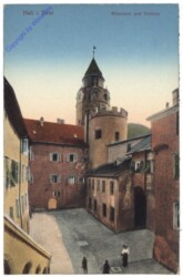 Hall, Münzturm und Schloss