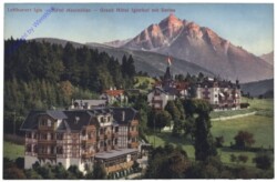 Igls, Hotel Maximilian, Grand Hotel Iglerhof mit Serles