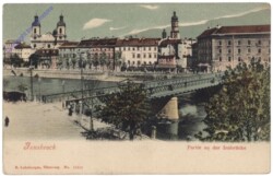 Innsbruck, Partie an der Innbrücke