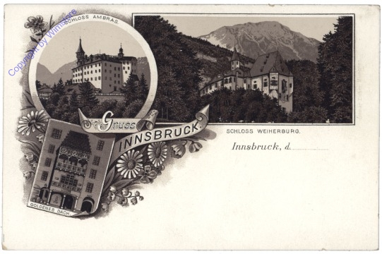Innsbruck, Gruss aus, Schloss Weiherburg