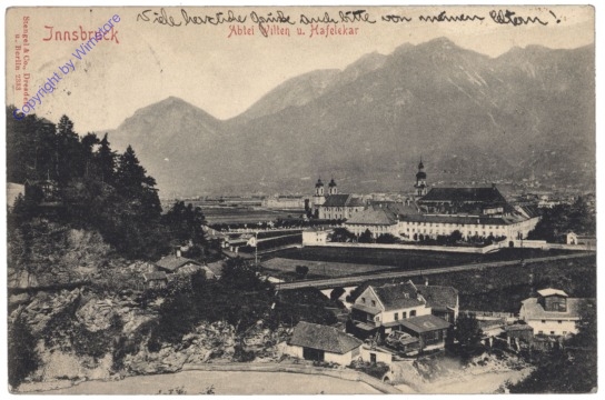 Innsbruck, Abtei Wilten u. Hafelekar