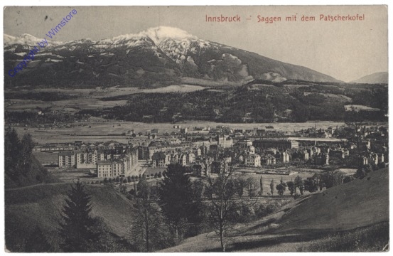 Innsbruck, Saggen mit dem Patscherkofel