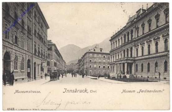 Innsbruck, Museumstrasse, Museum "Ferdinandeum"