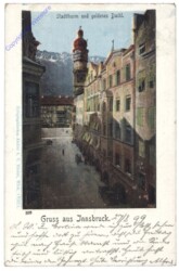 Innsbruck, Stadtturm und goldenes Dachl