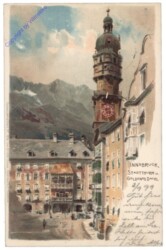 Innsbruck, Stadtturm und Goldenes Dachl