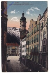 Innsbruck, Herzog Friedrichstraße mit goldenem Dachl