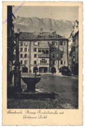 Innsbruck, Herzog Friedrichstraße mit goldenem Dachl