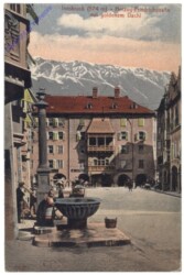 Innsbruck, Herzog Friedrichstraße mit goldenem Dachl