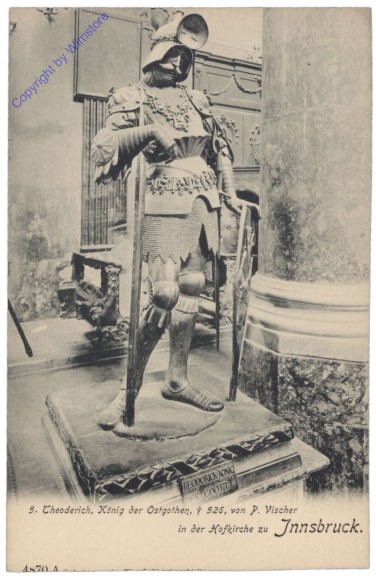 Innsbruck, Hofkirche, 5. Theoderich, König der Ostgoten von P. Vischer