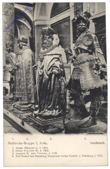 Innsbruck, Hofkirche, Gruppe I, links