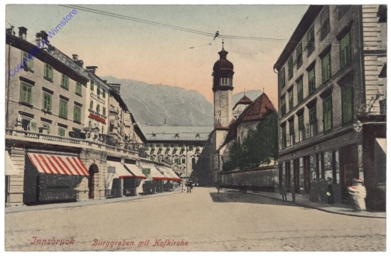 Innsbruck, Hofkirche, Burggraben