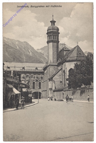 Innsbruck, Hofkirche, Burggraben