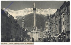 Innsbruck, Maria Theresienstrasse mit Annasäule