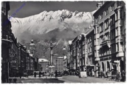 Innsbruck, Maria Theresienstrasse mit Nordkette