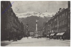 Innsbruck, Maria Theresienstrasse gegen Nordkette