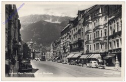Innsbruck, Maria Theresienstrasse gegen Nordkette