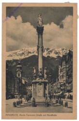 Innsbruck, Maria Theresienstrasse mit Nordkette