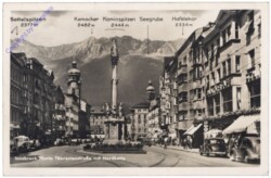 Innsbruck, Maria Theresienstrasse mit Nordkette