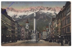 Innsbruck, Maria Theresienstrasse und Annasäule
