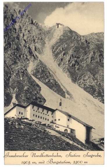 Innsbruck, Nordkettenbahn, Stations Seegrube