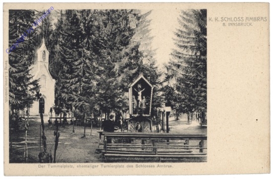 Innsbruck, Schloss Ambras, Tummelplatz, ehemaliger Turnierplatz
