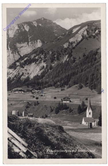 Kals am Großglockner, St. Georgen mit Bretterwand