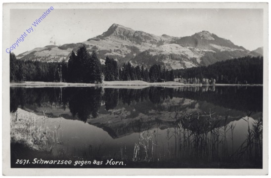 Kitzbühel, Schwarzsee gegen das Horn