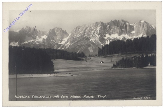 Kitzbühel, Schwarzsee mit dem Wilden Kaiser