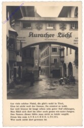 Kufstein, Auracher Löchl, Vers