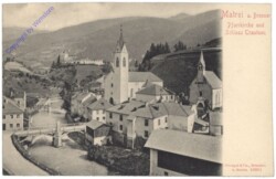 Matrei, Pfarrkirche und Schloss Trautson