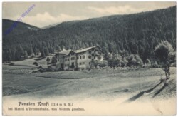 Matrei, Pension Kraft von Westen gesehen