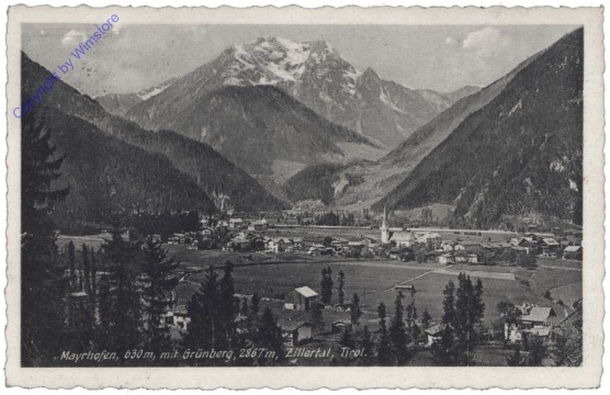 Mayrhofen, mit Grünberg