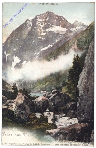 ak125711 Neustift, Gruss aus, Pinnisertal