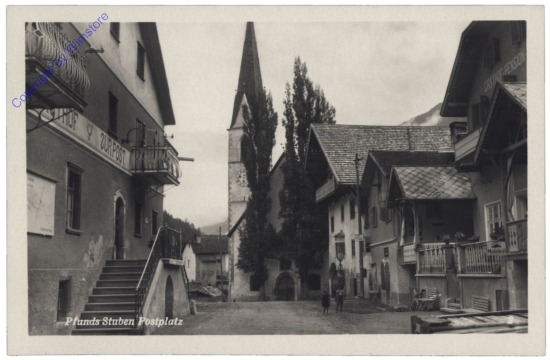Pfunds, Stuben, Postplatz