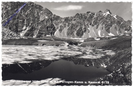 St. Jakob im Defereggental, Reichenberg Hütte mit Parnagen-Kamm u. Keeseck