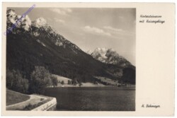 Scheffau, Hintersteinersee mit Kaisergebirge