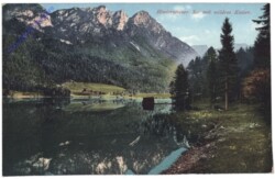 Scheffau, Hintersteiner See mit Kaisergebirge