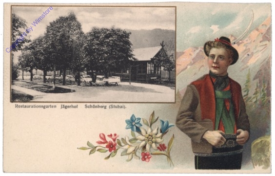 Schönberg im Stubaital, Restaurationsgarten Jägerhof