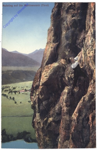 Zirl, Aufstieg auf die Martinswand