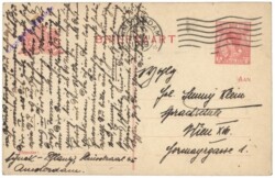 Postkarte aus 1919