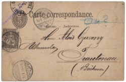 ak125934 Correspondenz-Karte aus 1878