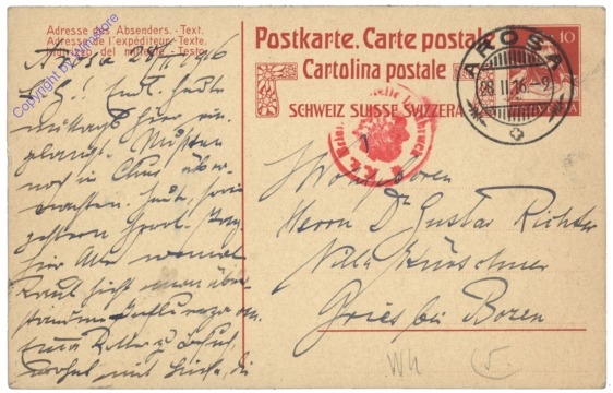 ak125935 Postkarte aus 1916