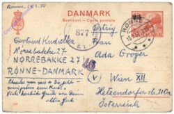 Postkarte aus 1950