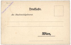 Postkarte aus 1912; Verein der Kinderfreunde von Lainz-Speising; Einladung und Eintrittskarte