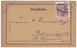 Postkarte aus 1912; Deutsches Volksblatt