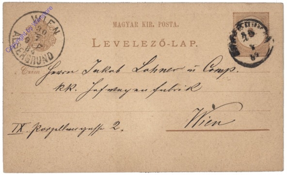 ak125939 Postkarte aus 1884