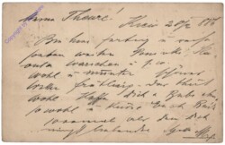 Postkarte aus 1887
